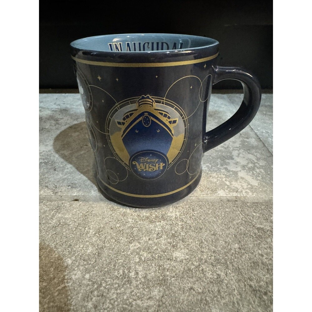 2022 Disney Cruise Line DCL Disney Wish Inaugural Sailing Coffee Mug NWT Magic
